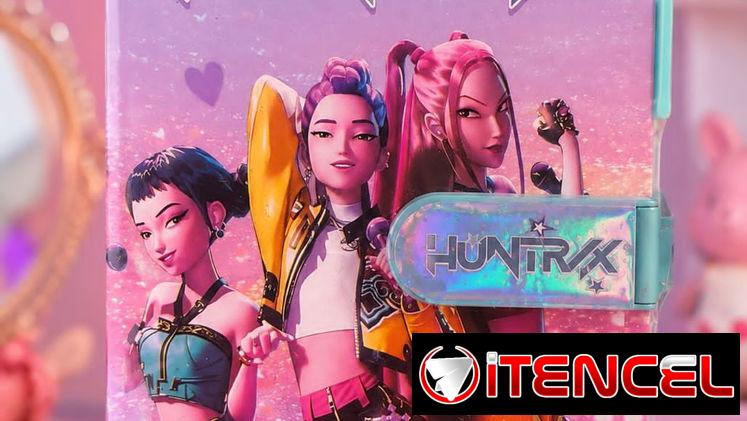 📖✨ Libreta de las GUERRERAS KPOP HUNTR/X con Broche Magnético