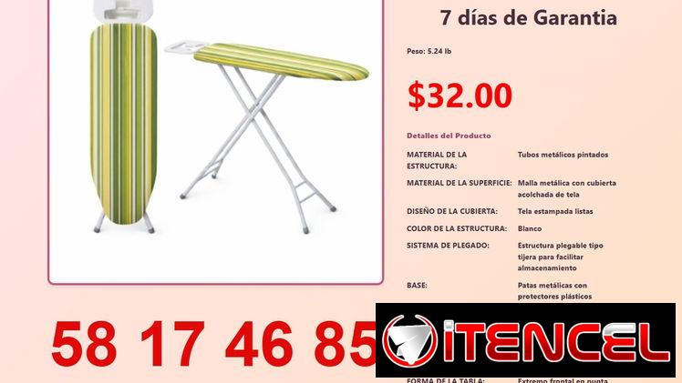 TABLA DE PLANCHAR DISEÑO DE LISTAS