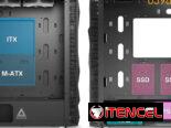 Chasis Gaming Montech X3 + 3 fanes RGB de 120mm y 3 fanes RGB de 140mm, NUEVO en caja