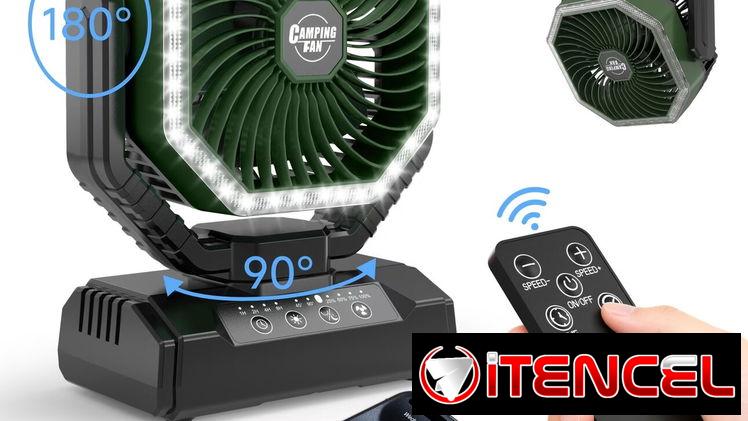 ventilador  portatil recargable de 20 000 mAh