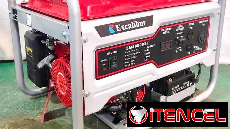 40% DE DESCUENTO EN EL GENERADOR EXCALIBUR SM3800CX, ARRANQUE ELÉCTRICO Y REMOTO (DISPONIBLE INMEDIATAMENTE)