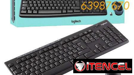 Combo de teclado y mouse inalambrico LOGITECH MK270 color negro, NUEVO en caja