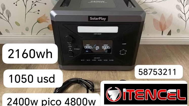 Estacio es de energía de 4800w con batería de 2160wh