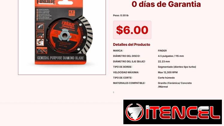 Disco de corte turbo para usuarios que buscan economía y alto giro VPT#-0112