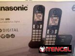 Teléfonos inalámbricos Panasonic 2bases c/ contestadora 75usd(56798277)