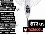 Venta de ventiladores recargables
