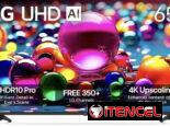 LG de 65” 4K UHD AI incorporado modelo UA77 del 2025