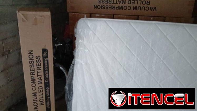 Colchones importados originales sellados al vacio tramporte hasta la puerta de su casa con parejas de almohadas de regal