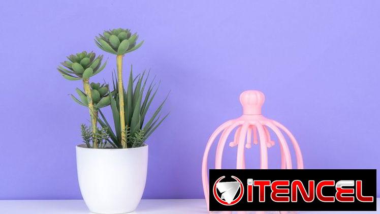 Masajeador Para Cabeza Con Esferas Giratorias. Relajante. Color azul acua