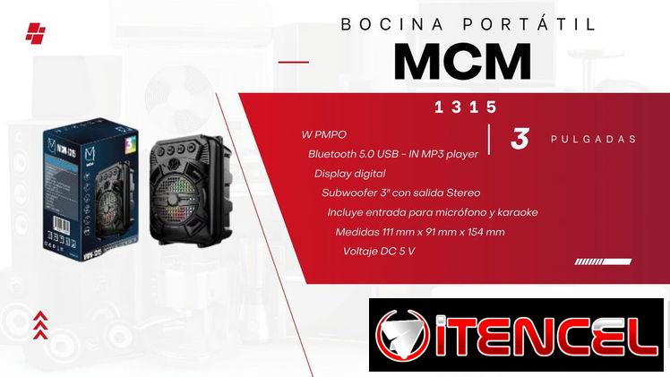 EQUIPO de música bocinas de cargar