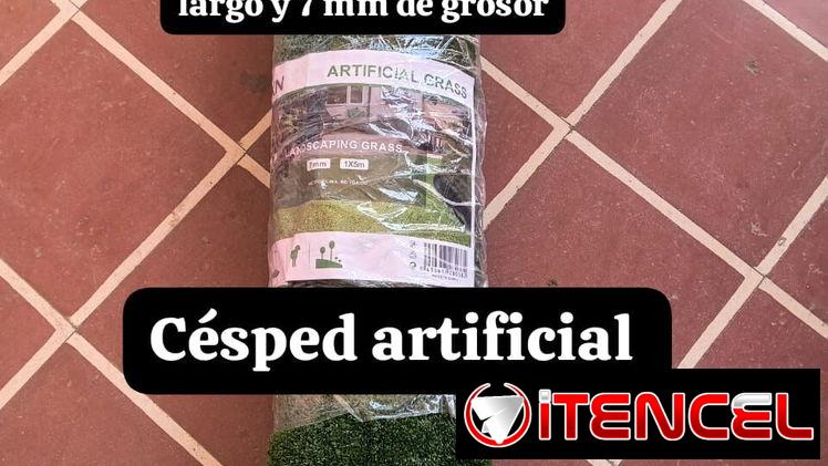 Cesped artificial importado.buena calidad 85 usd.