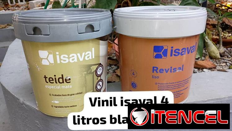 Vinil isaval 4 litros blanco coco importadas de España en nuestro almacén en playa