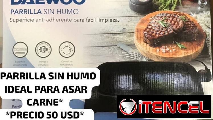 PARRILLA SIN HUMO IDEAL PARA ASAR CARNE
