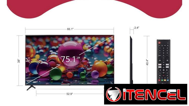 LG de 75” 4K UHD con AI incorporado UA77 Modelo 2025