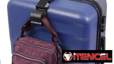 Correa ajustable con gancho para equipaje de viaje. Marca CARPISA. Nueva en su estuche