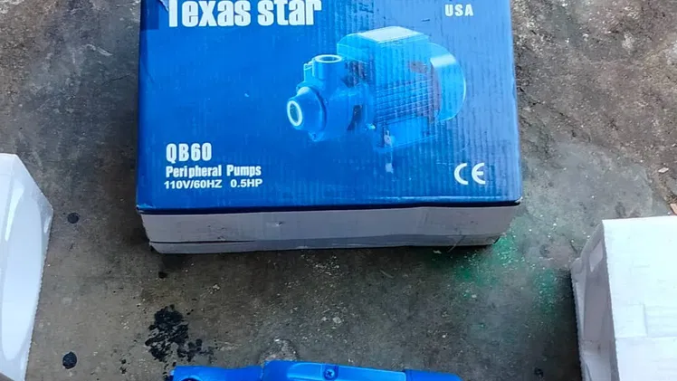 Bomba de agua periférica , 1/2 HP , 120 v