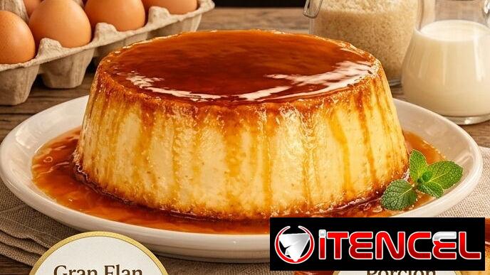 Flanes caseros con ingredientes naturales y frescos