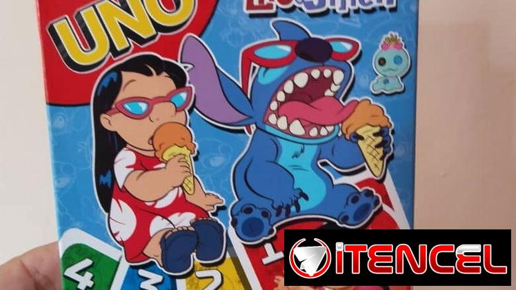 🟩Cartas UNO con temática de Stitch🟩