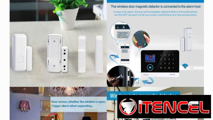 Sensor de puerta o ventana para sistema de alarma