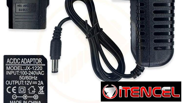 Cargador 12V 2A para Cámaras IP, PoE y WiFi – Entrada AC 110-240V
