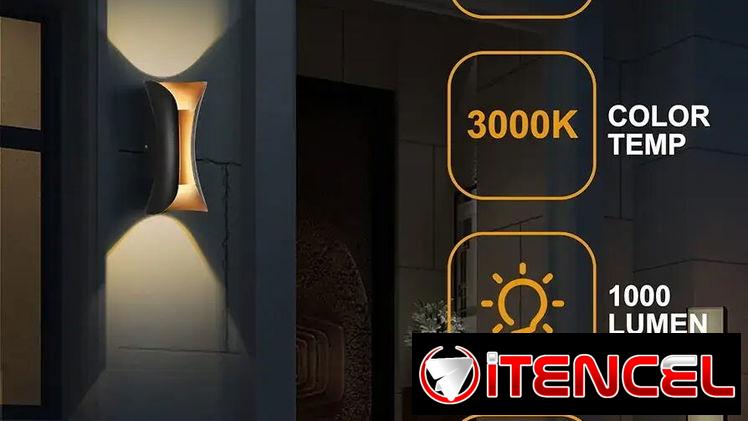 🔶✨ KEYEARTH | APLIQUE ORO MODERNO | LUZ DÍA 12W LED – 15 USD