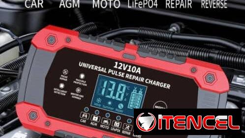 Cargador para baterías 12v