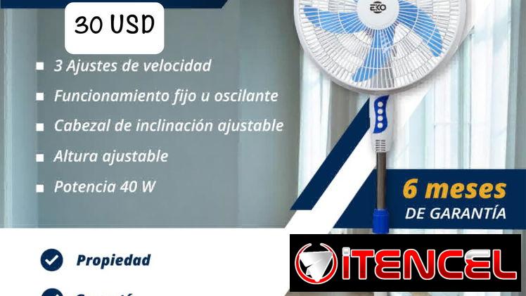 💨 VENTILADOR DE PEDESTAL 🔴 EKO 🆗 16 PULGADAS 💲 30 USD