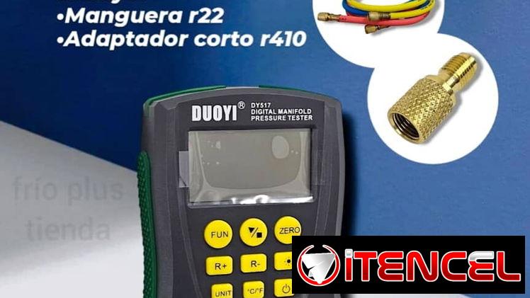Juego de manómetro digital