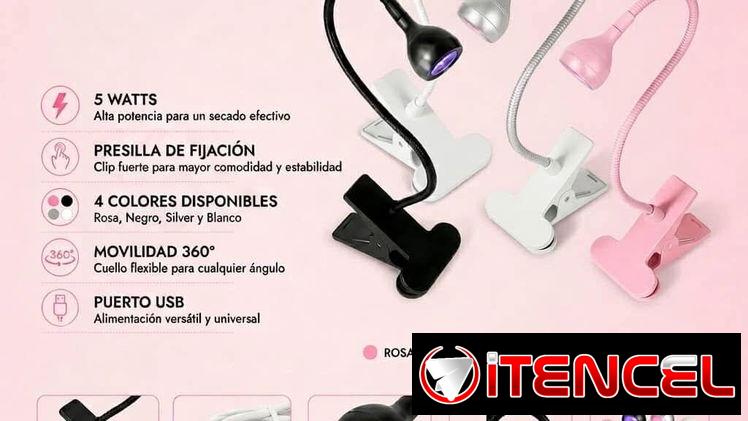 Lámpara cuello de cisne para precurado