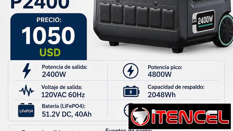 Estación de energía Genercell P2400