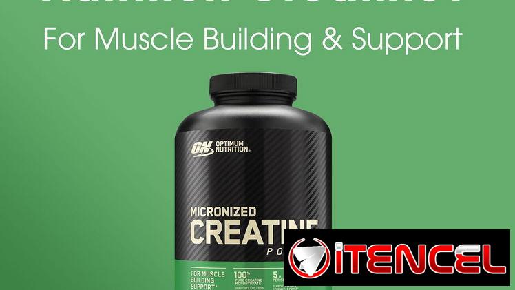 CREATINA MONOHIDRATADA OPTIMUM NUTRITION 120 SERVICIOS