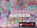 Set decorativos, Spider-Man, plim plim, sonic, garfio, las sirenita, princesas, hello kitty