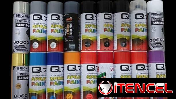 Sprays de pintura 🟢🔴🟡🟠🔵⚪⚫Lugares de venta Marianao-Guanabacoa y mas mensajeria disponible segun el lugar //59757936