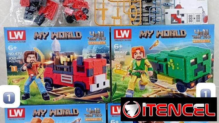 Legos My world minecraft medianos