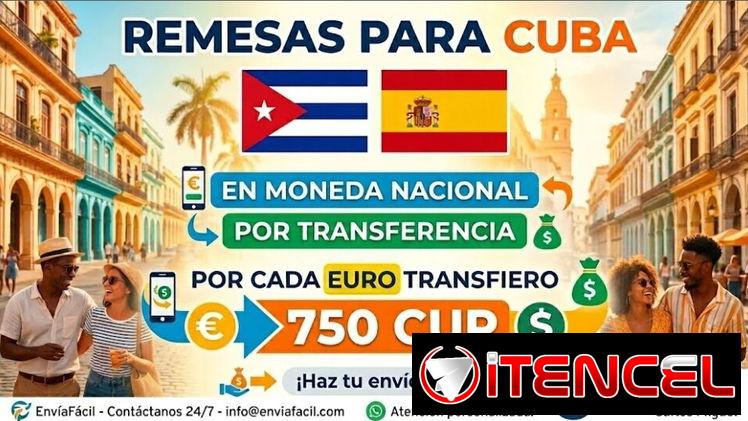 Remesas de España para Cuba