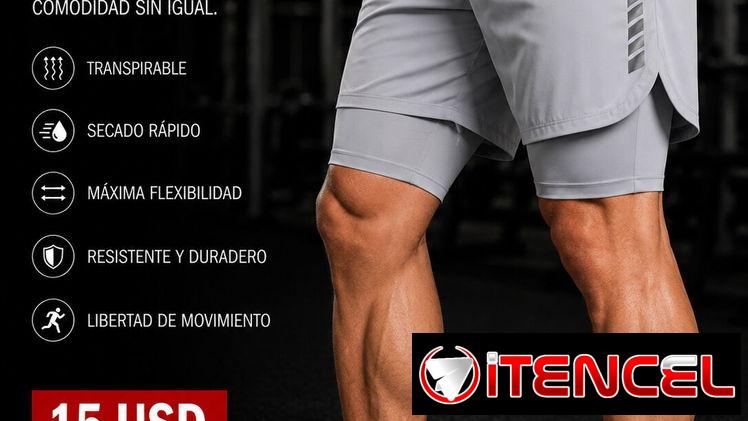 Short con licra para hombre. Todas las tallas disponibles.