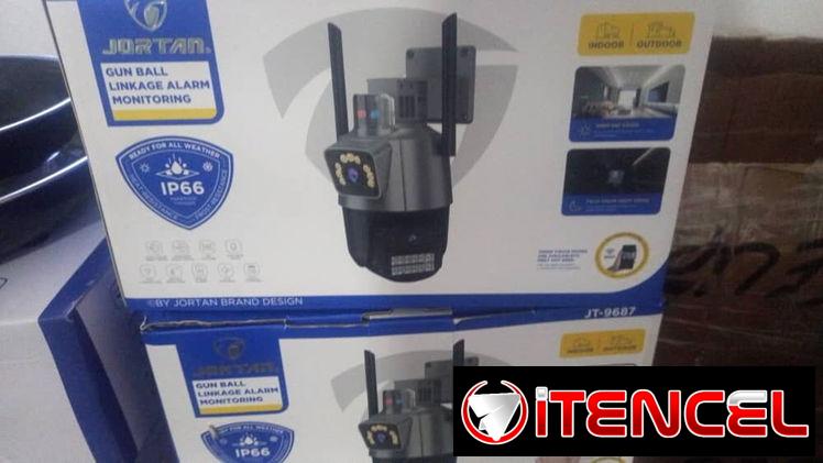 Camara de vigilancia doble lente. No necesita internet. Para exteriores resistente al agua