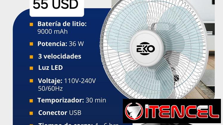 Ventilador Recargable de Mesa