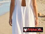 Vestido blanco de hilo