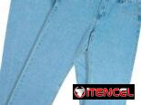 Pantalones de mezclilla corte recto extra grande