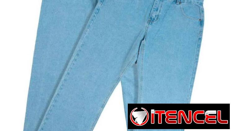 Pantalones de mezclilla corte recto extra grande