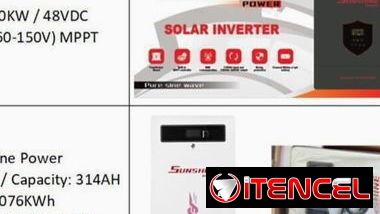 INVERSOR SOLAR 10K + BATERÍA 16K