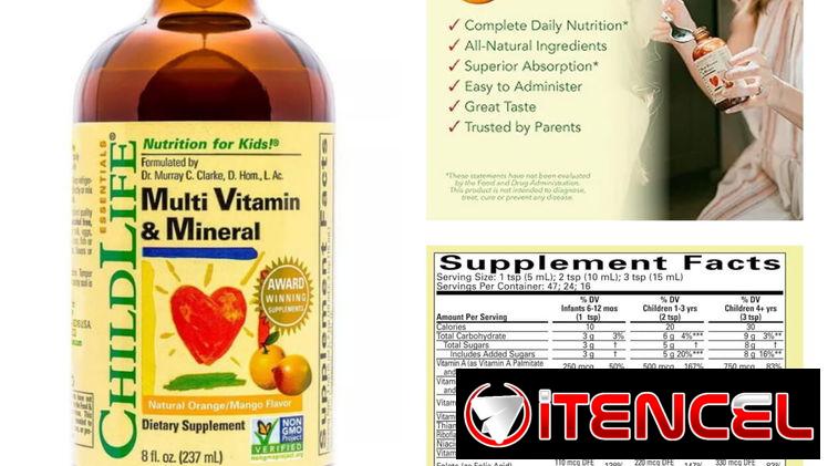 Multivitaminas en suspensión para niños