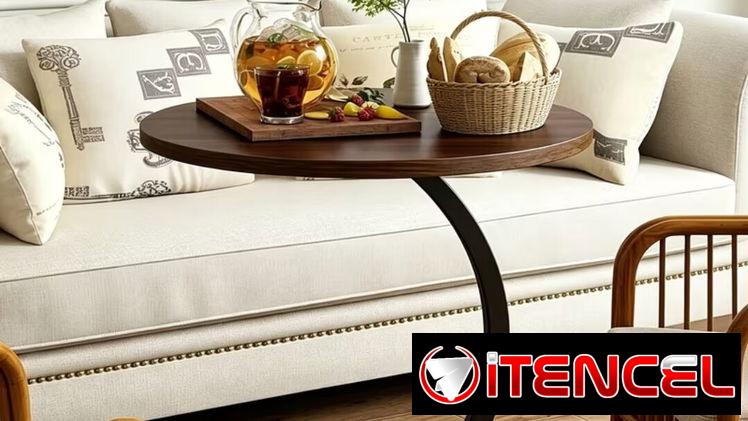 Mesa auxiliar decorativa