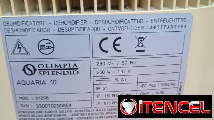 Vendo deshumidificador de humedad