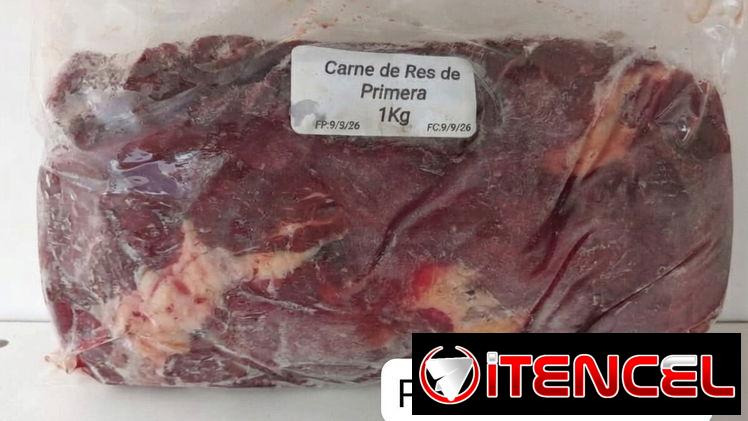 CARNE DE RES paquetes de 1 kg). Compra mínima: 1 paquete Precio:4700