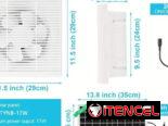 Extractor ventilador solar de 8 pulgadas