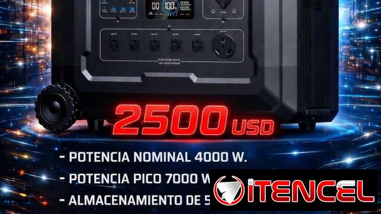 OUPES Mega 5 estación de energía 5040 Wh, 4000/7000W :-) Em