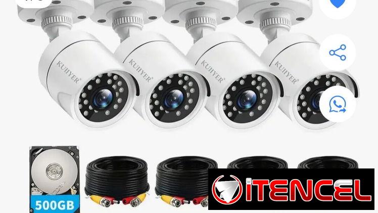Kit de cámaras de seguridad lista para montar la nas barata única dueña Nuevas