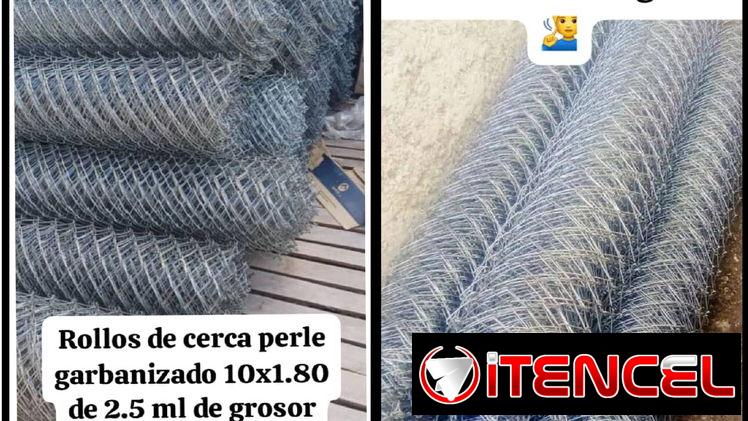 Rollos de cerca Garbanizado de 2.0 ml de grosor de 10×1.80 .Rollos de cerca Acerado hierro de 2.8 ml de grosor de 10×1.8